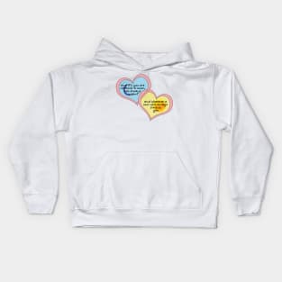 Hearts, Sun, and Moon Poem Kids Hoodie